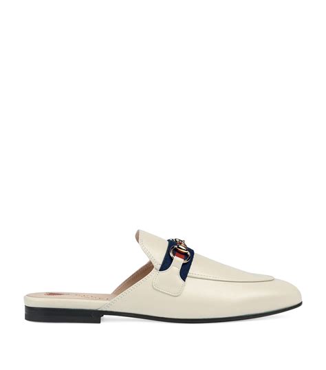 gucci slippers white|gucci princetown striped slippers.